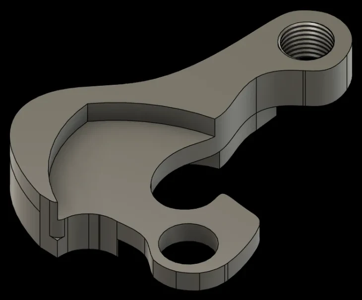 Modèle 3D d'une pièce sous Fusion 360